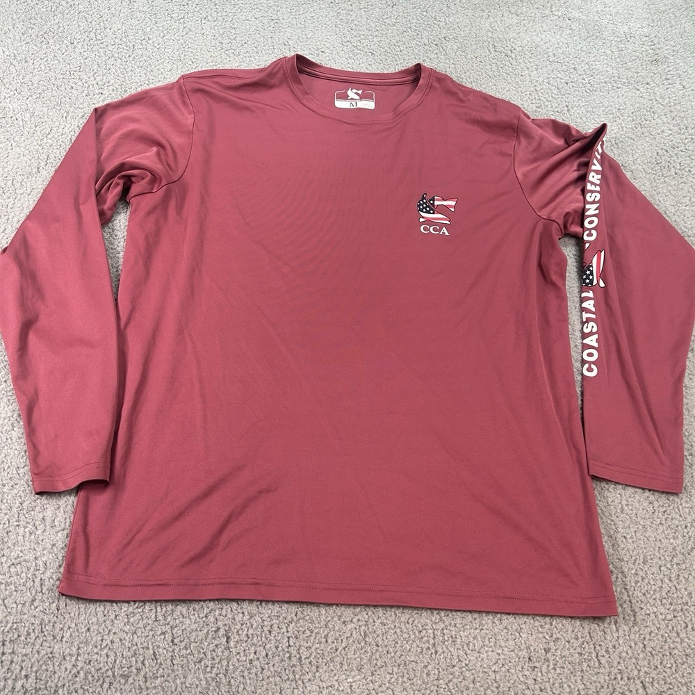Coastal Conservation Association Shirt Men's  Medium 46x27 Multicolor CCA